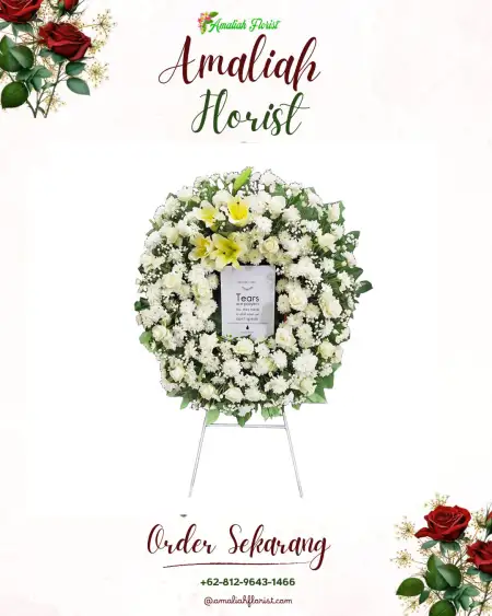 Krans Bunga Duka Kayumas